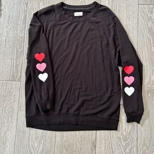 Lou & Grey signature soft heart sleeve sweater